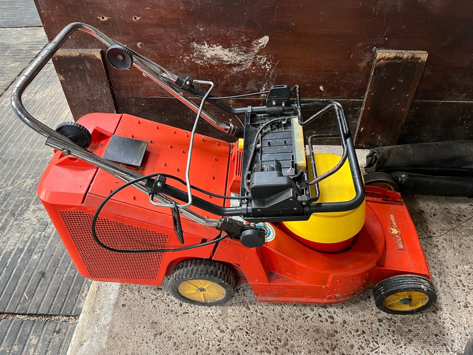 Wolf Garten TA 42 SE Elektrische Grasmaaier, Tuin en Terras, Ophalen, Cirkelmaaier, Gebruikt, Elektrische grasmaaier