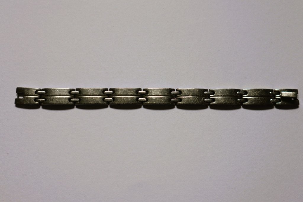 Armband heren rvs, Ophalen, Zo goed als nieuw, Zilver, Staal