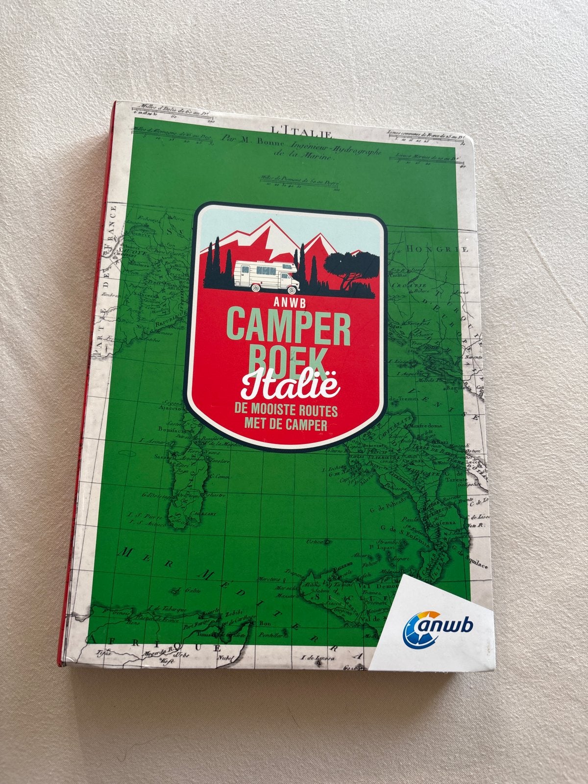 ANWB Camperboek Italië: Mooiste routes met de camper, Boeken, Europa, Ophalen of Verzenden, Zo goed als nieuw, Reisgids of -boek