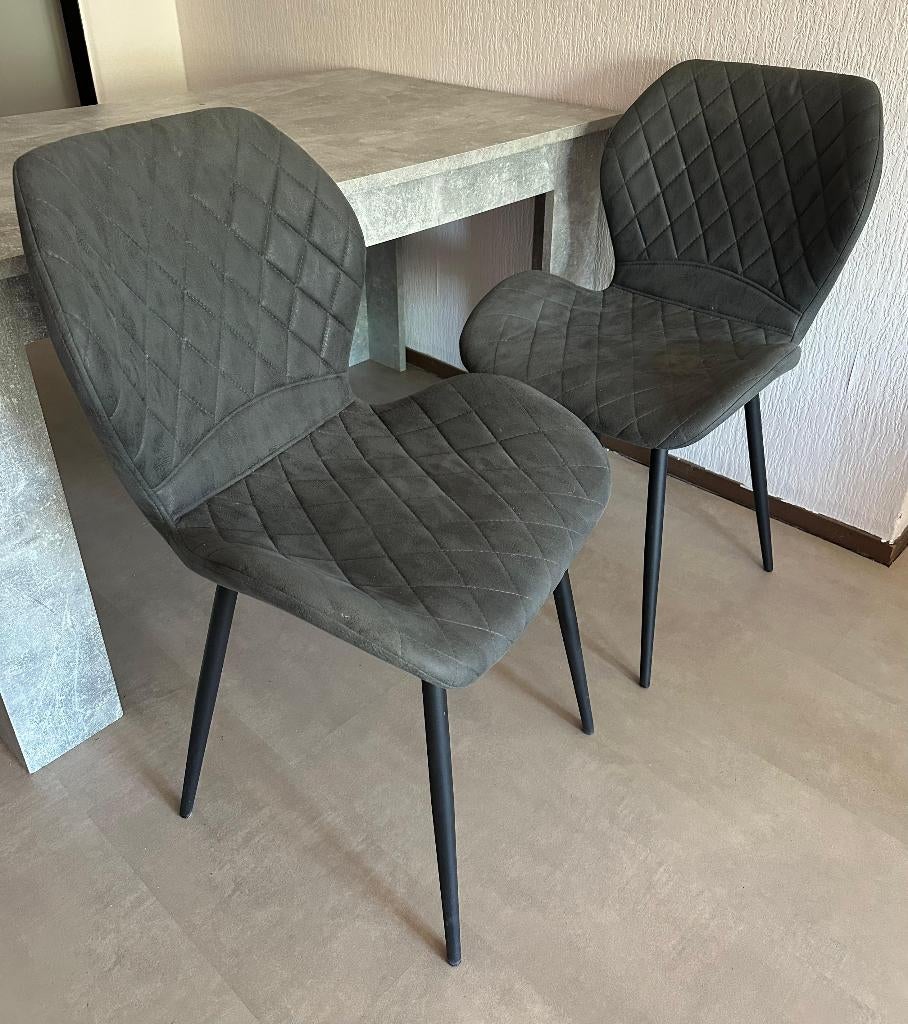 2 nette eetkamerstoelen, Huis en Inrichting, Stoelen, Ophalen, Overige materialen, Gebruikt, Twee