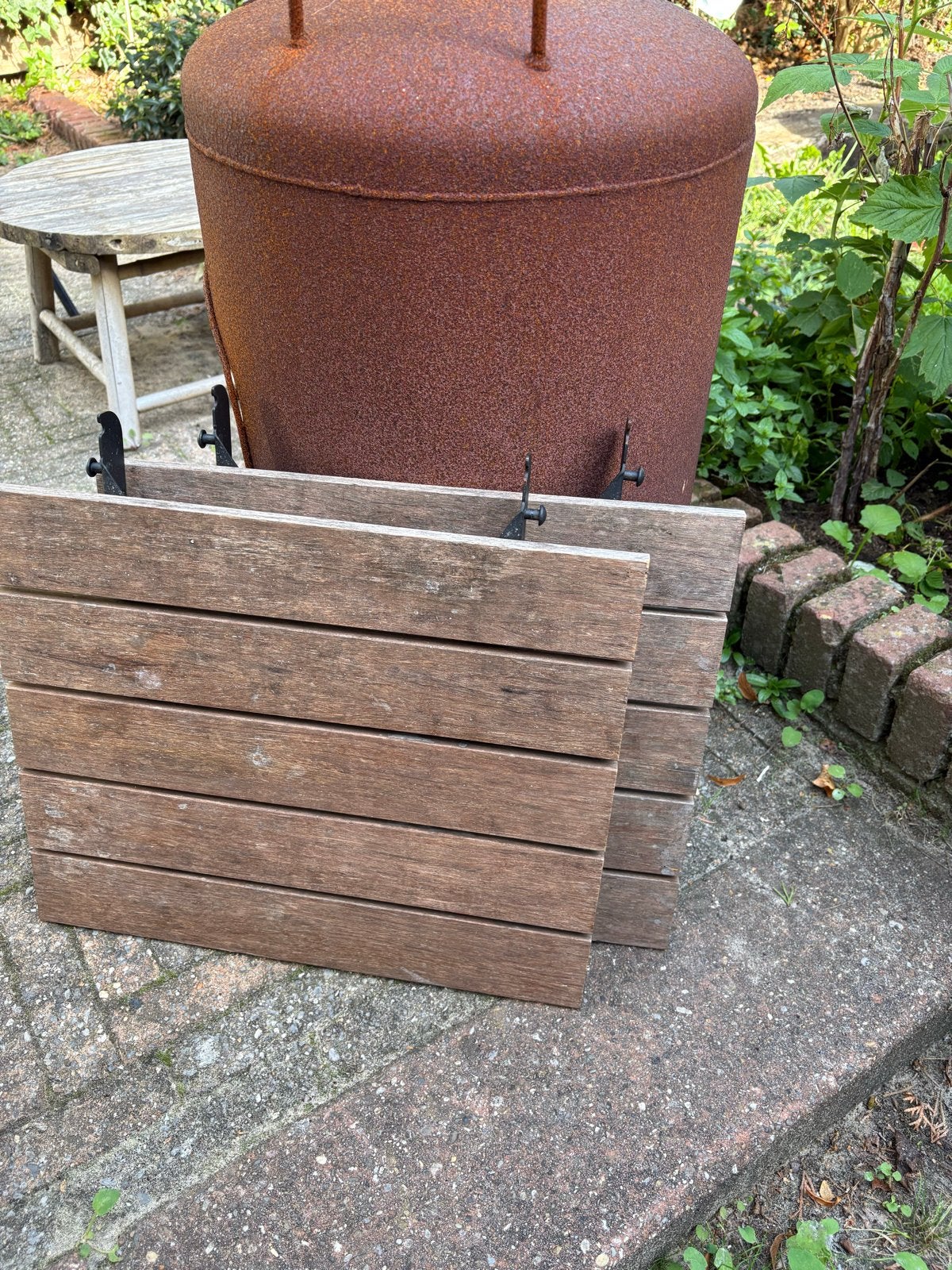 Sidetables bastard (large), Tuin en Terras, Ophalen, Gebruikt