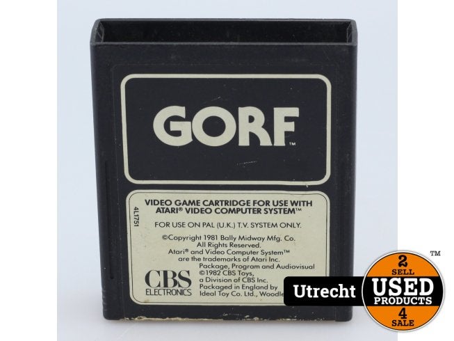 Atari 2600 Game Grof PAL, Atari, Zo goed als nieuw, Support@atari.com, Atari SA
78 Rue Taitbout
75009 Paris,
France