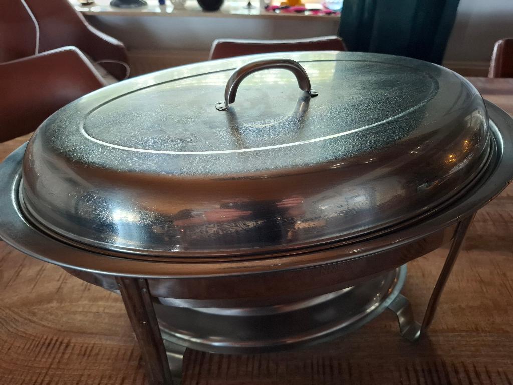 Chafing dish, Ophalen, Metaal, Grijs, Overige merken