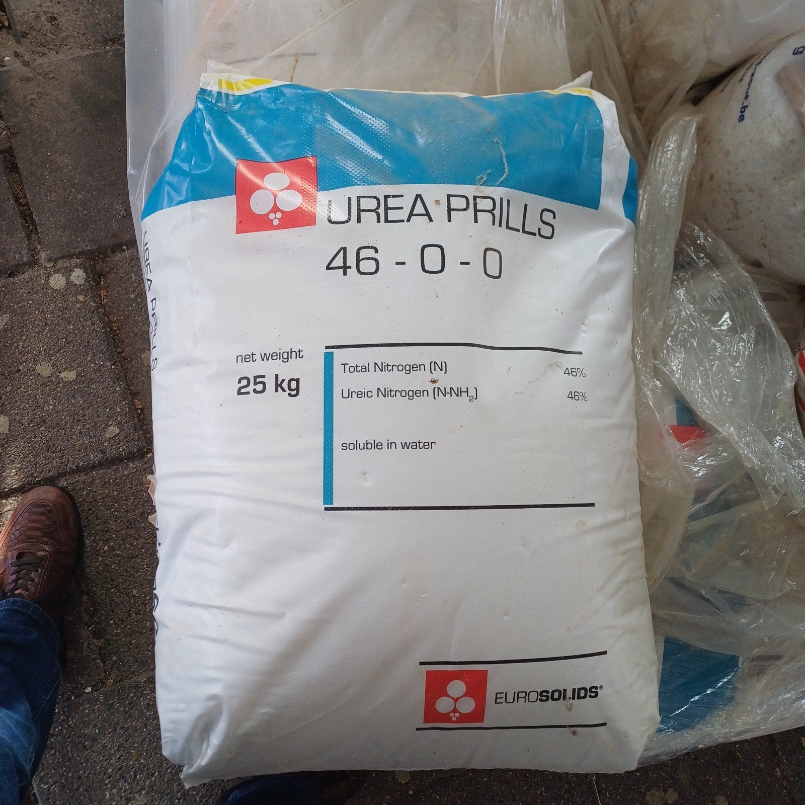 8 zakken Urea Prills 46-0-0 - 25 kg stikstofmeststof, Tuin en Terras, Ophalen, Nieuw