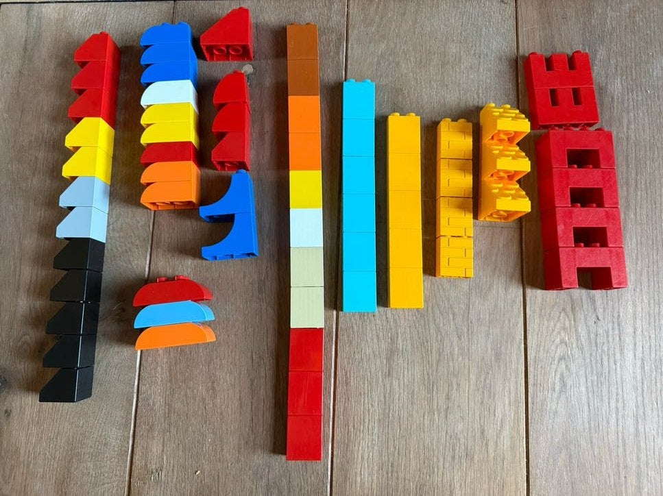 Partij bijzondere Duplo blokken, Ophalen of Verzenden, Gebruikt, Losse stenen, Duplo