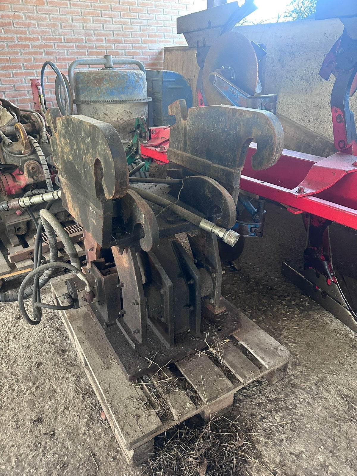 Trilblok cw 30 cw10 Asfaltsnijder cw30 verloop cw30 naar s60, Ophalen