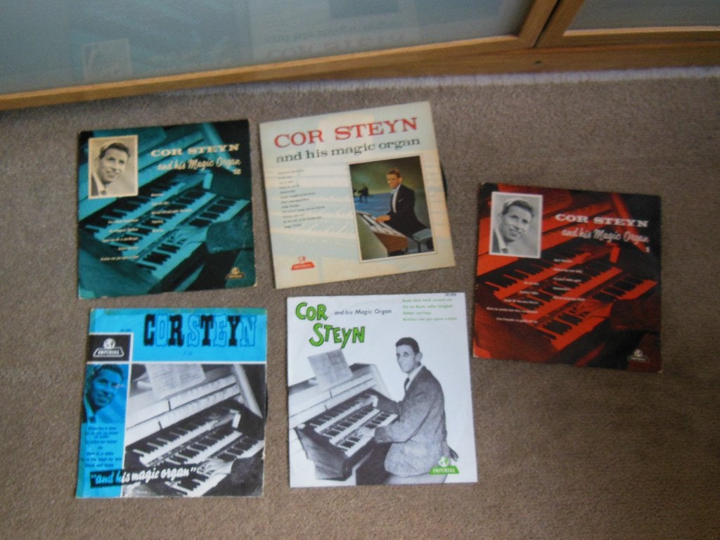 5 x COR STEYN  and  his Magic Organ   1965/75, Gebruikt, Klassiek, 7 inch, EP