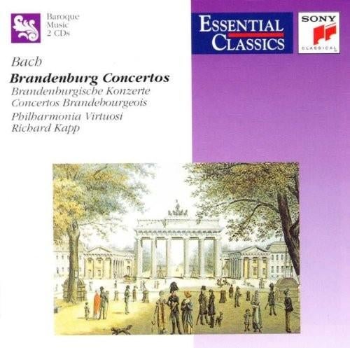 Bach By Philharmonia Virtuosi, Kapp – Brandenburg Concertos, Ophalen of Verzenden, Barok, Gebruikt, Orkest of Ballet