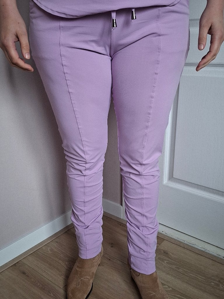 Mi Piace broek, Mi Piace, Paars, Maat 46/48 (XL) of groter, Nieuw