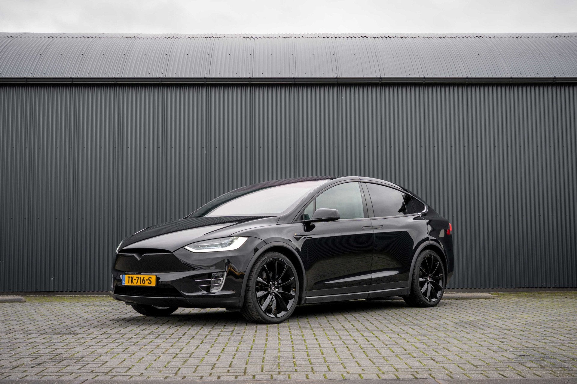 Tesla Model X 75D AWD | 328 PK | Camera | Falcon Wing-deuren, Auto's, Automaat, Model X, Gebruikt, Zwart