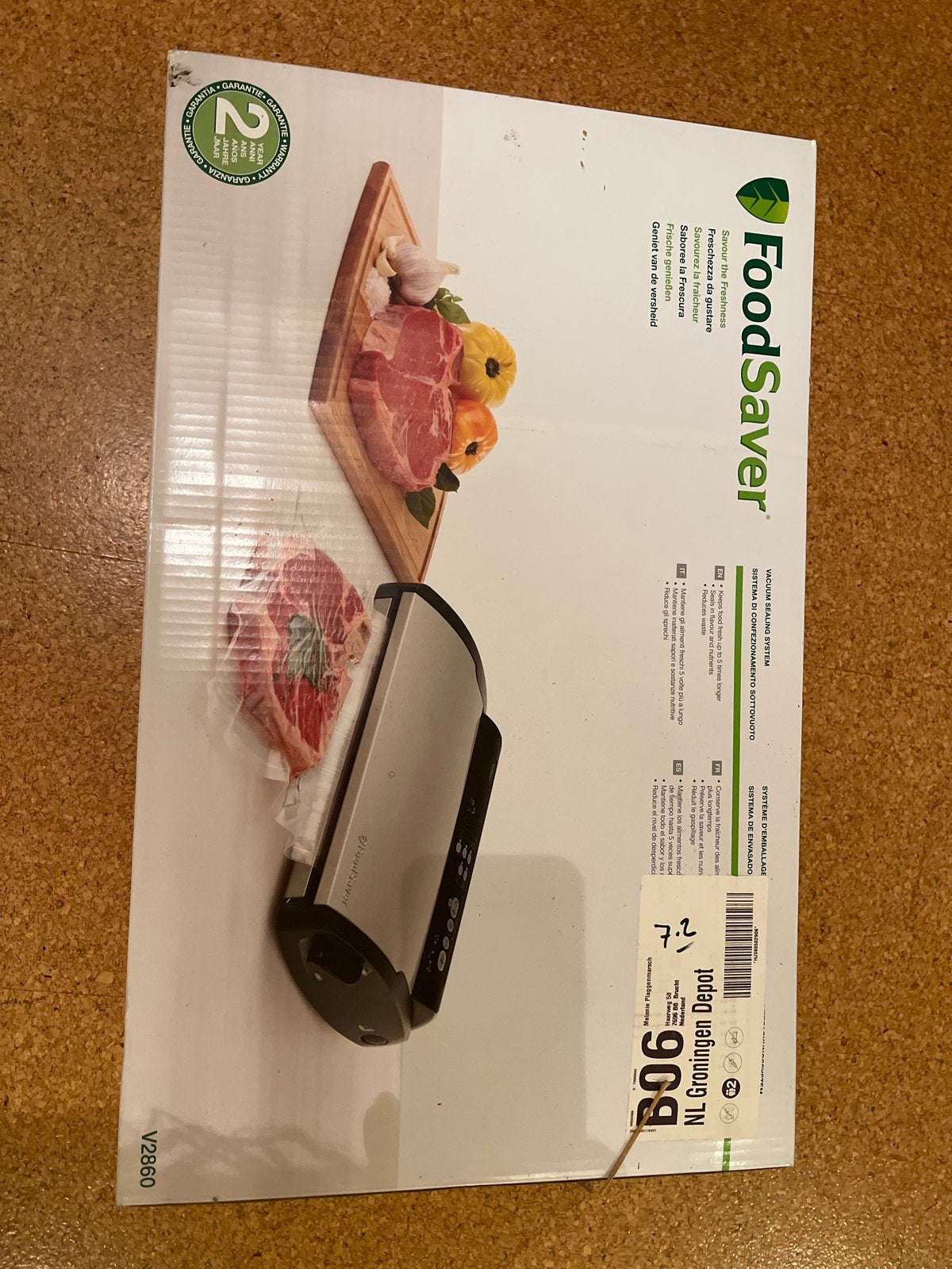 FoodSaver Vacuümsysteem V2860 - Nieuw in doos, Ophalen, Nieuw