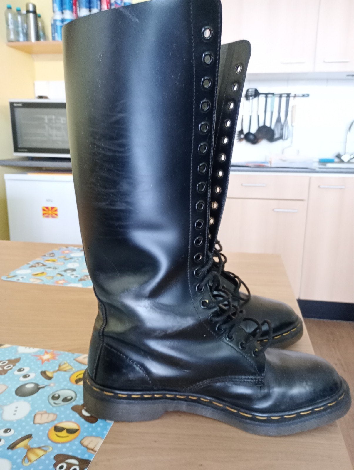 Dr Martens Boots maat 43, Kleding | Heren, Schoenen, Gedragen, Boots, Zwart, Ophalen of Verzenden