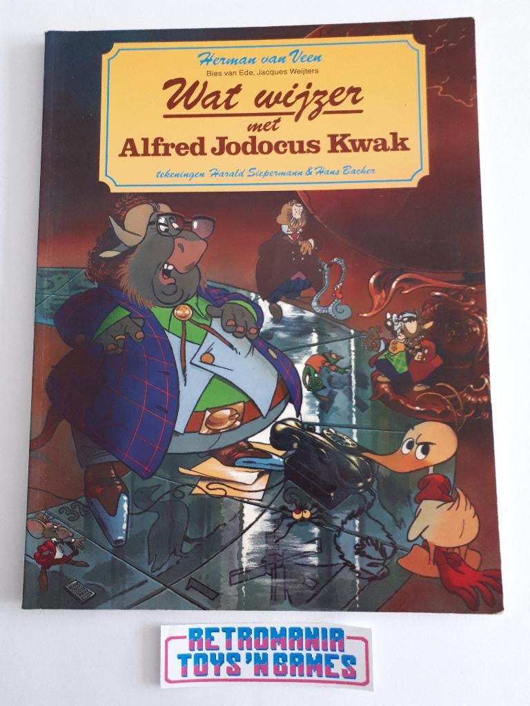 stripboek - alfred j kwak: wat wijzer (softcover), Boeken, Stripboeken, Eén stripboek, Ophalen of Verzenden, Gelezen