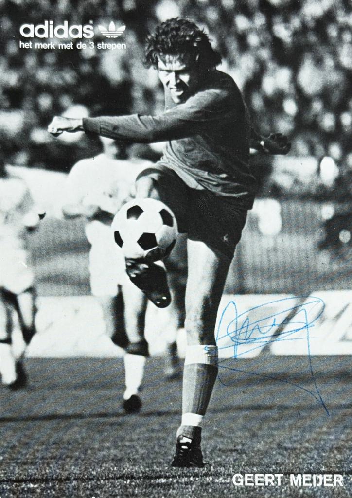 Adidas Spelerskaart Geert Meijer - FC Amsterdam, Ophalen of Verzenden, Zo goed als nieuw, Ajax, Spelerskaart