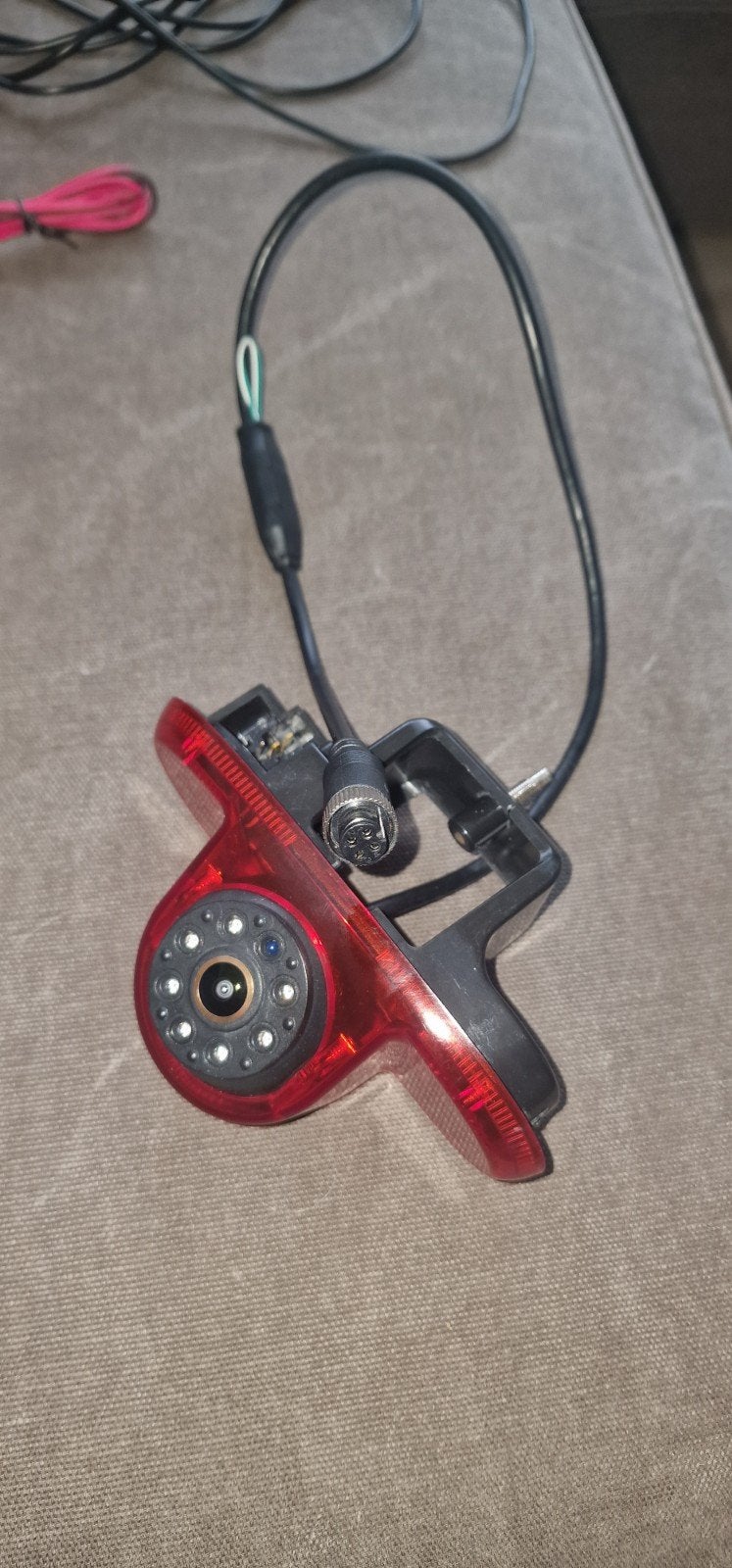 Achteruitrijcamera met nachtzicht en kabels, Ophalen of Verzenden, Gebruikt