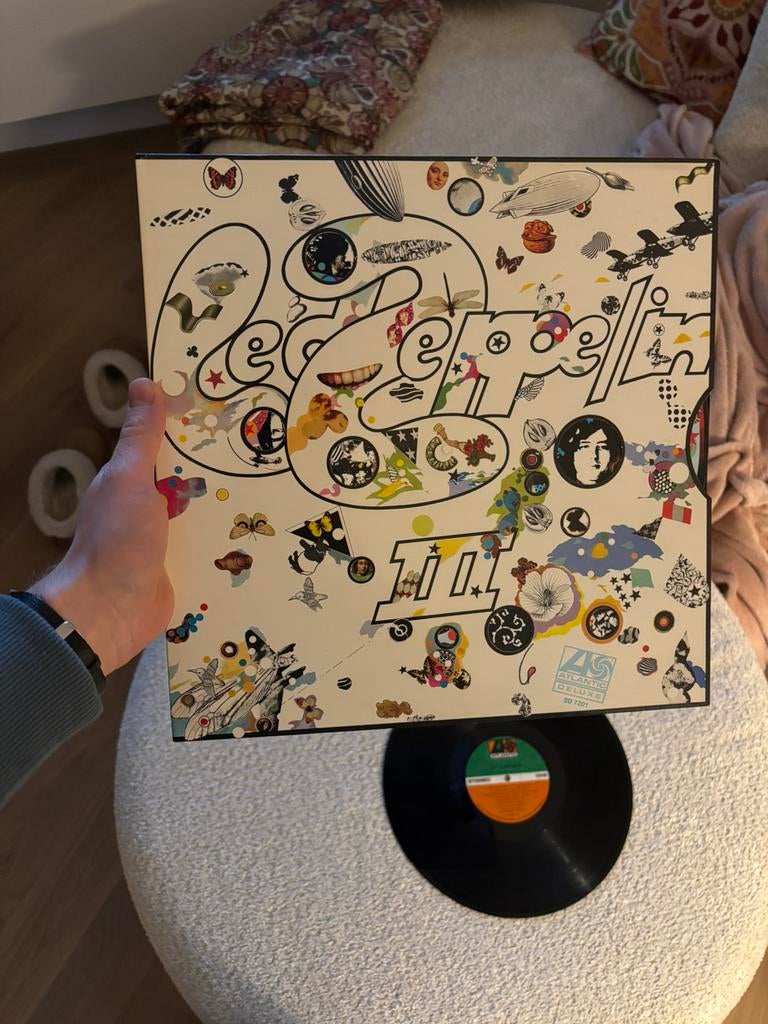 Led zeppelin 3 III near mint vinyl lp, Ophalen of Verzenden, Zo goed als nieuw, 12 inch, Poprock