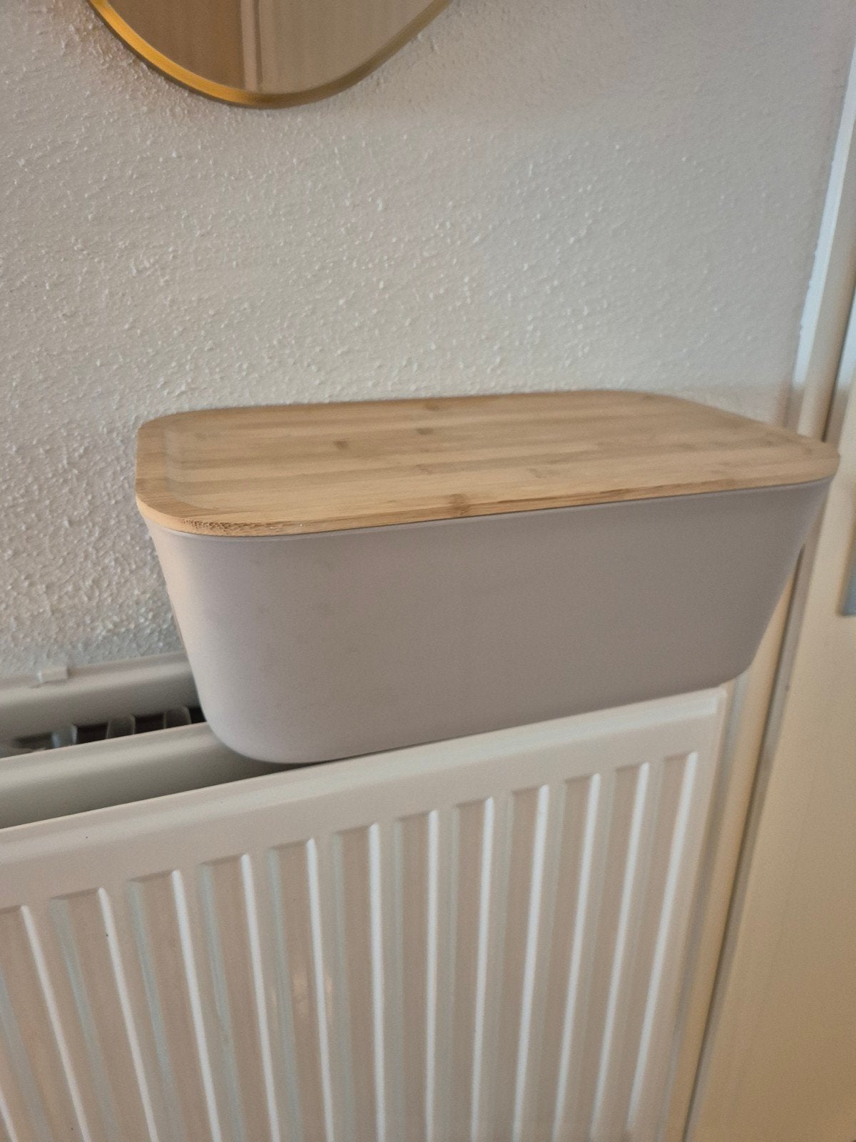 Broodtrommel, Ophalen, Hout, Zo goed als nieuw, Meerkleurig