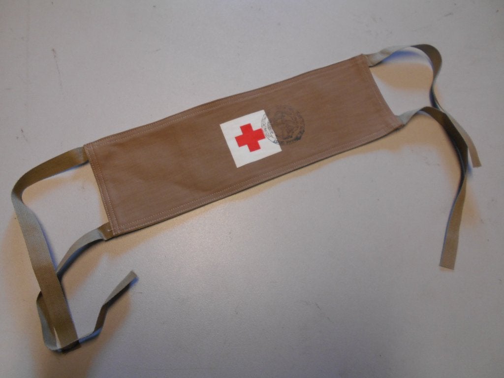 Mouwband medic NOS Ruim op voorraad, Ophalen of Verzenden, Landmacht, Nederland, Embleem of Badge