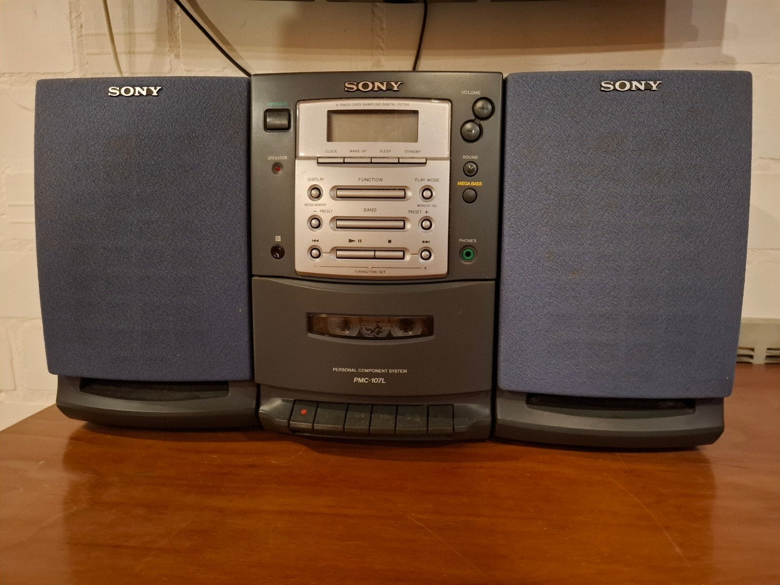Sony stereo setje met radio, cassette en CD-speler., Gebruikt, Cassettedeck, Ophalen of Verzenden, Microset