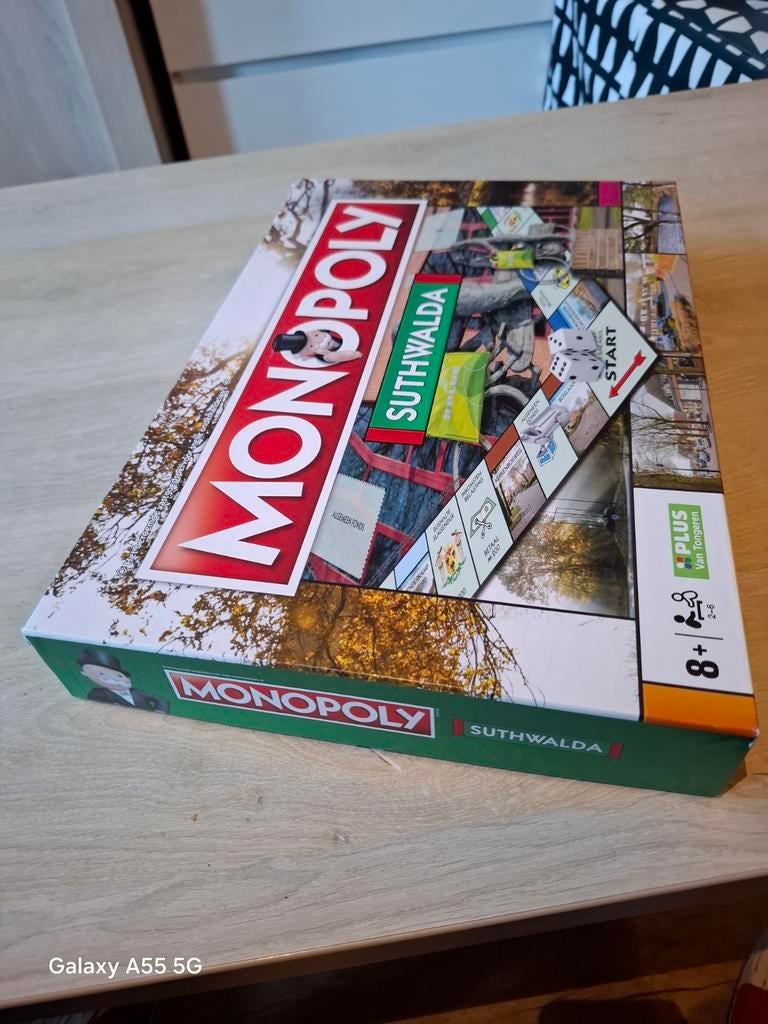Monopoly Suthwalda - Speciale editie, Hobby en Vrije tijd, Gezelschapsspellen | Bordspellen, Ophalen of Verzenden, Zo goed als nieuw