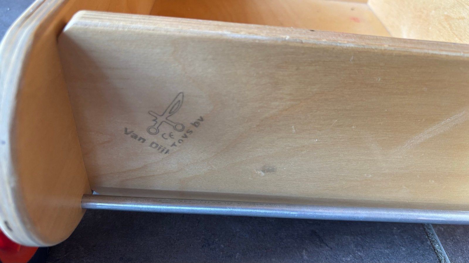 Houten loopwagen van Van Dilt Toys bv, Ophalen, Gebruikt, Overige typen, Met wieltjes