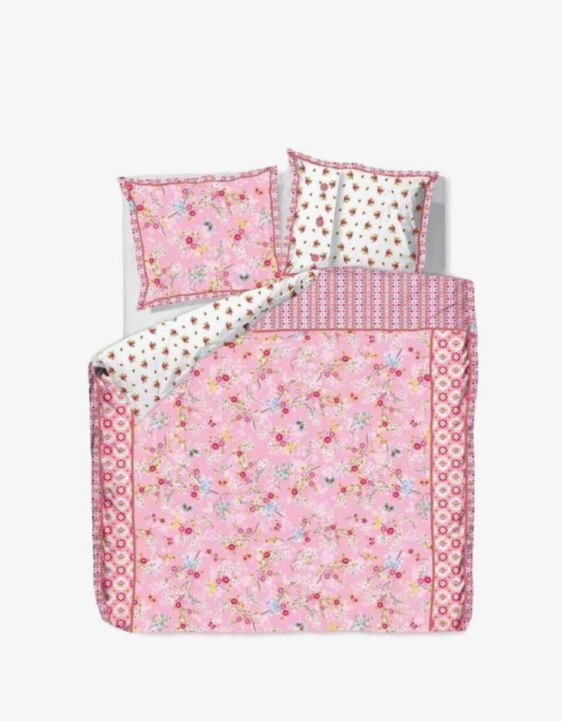 Dekbedovertrek Pip Studio Chinese Blossom Pink Percal, Huis en Inrichting, Slaapkamer | Beddengoed, Gebruikt, Eenpersoons, Dekbedovertrek