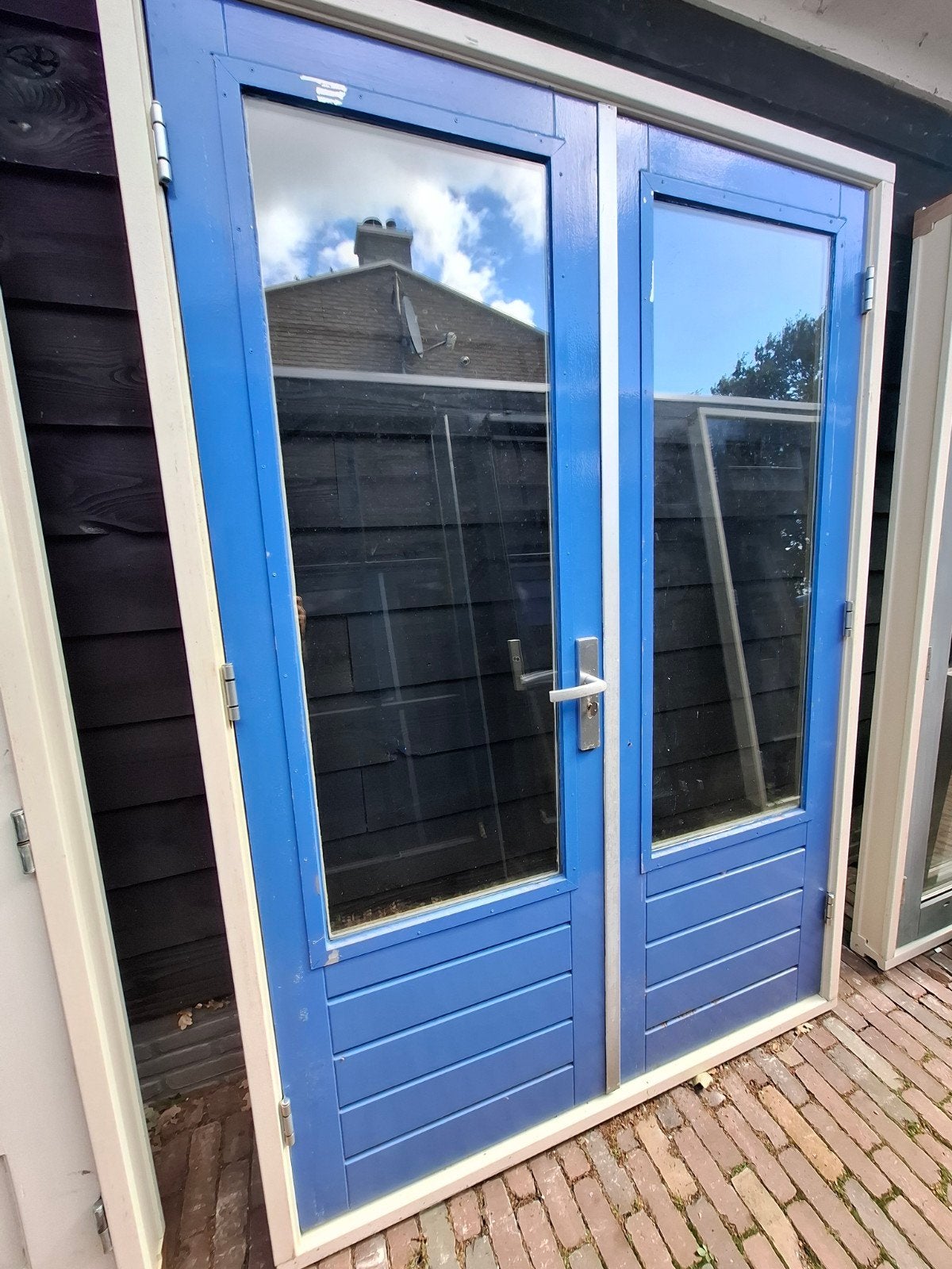 openslaande tuindeuren dubbel glas deuren terrasdeuren pui, Doe-het-zelf en Verbouw, Ophalen, Zo goed als nieuw