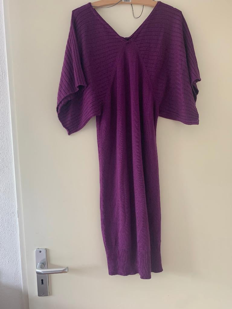 Benetton jurk, Benetton, Paars, Ophalen of Verzenden, Maat 36 (S)