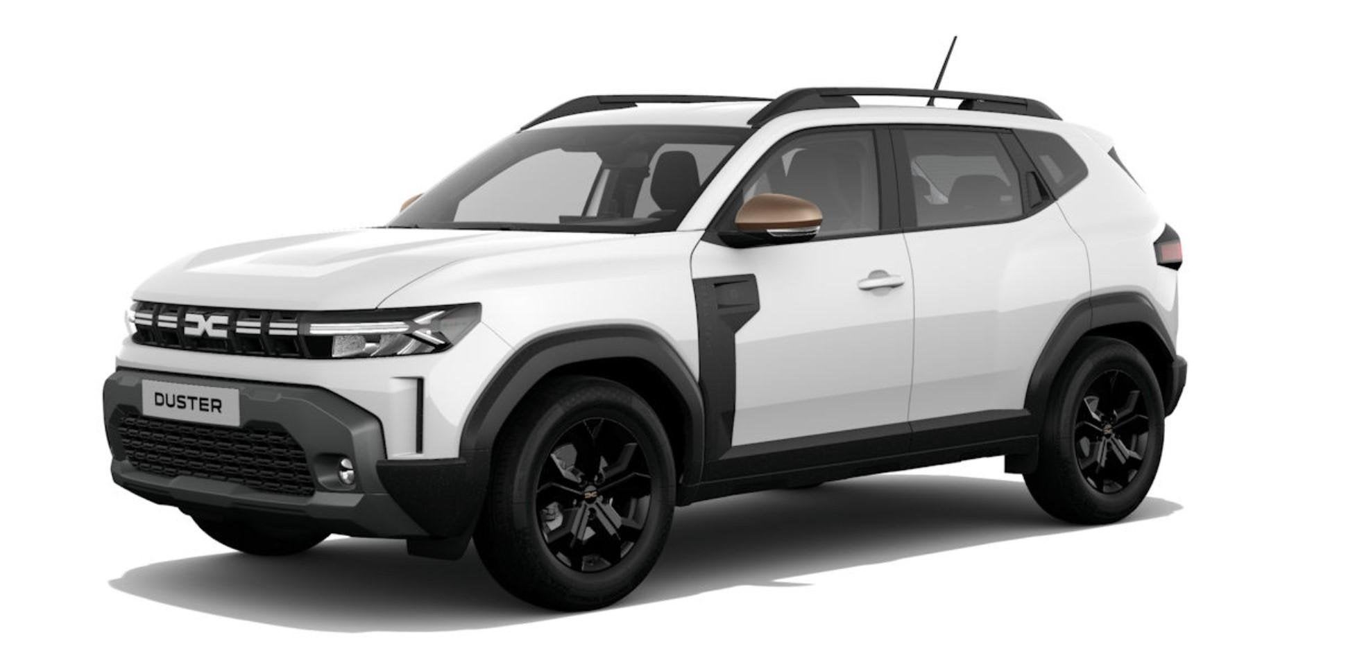 Dacia Duster Extreme mild Hybrid 140 | Nu uit voorraad lever, Auto's, Voorwielaandrijving, 1199 cc, Wit, Bedrijf