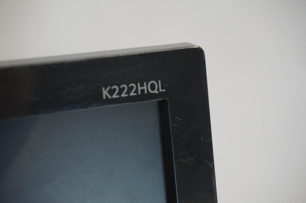 Acer K222HQL Monitor - Full HD Beeldscherm + toetsenbord, Gebruikt, Full HD, LED, 60 Hz of minder