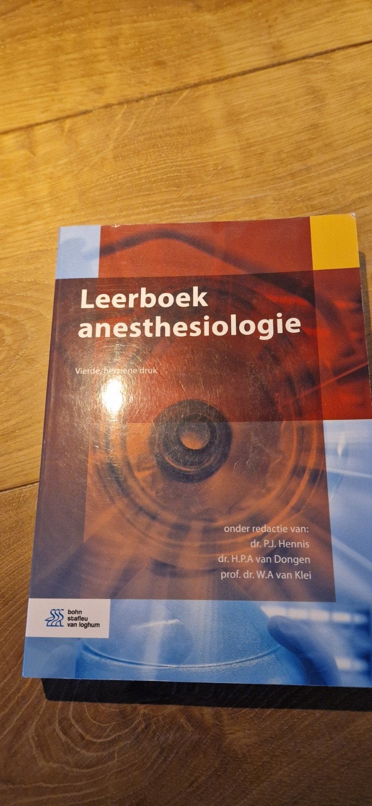 Leerboek anesthesiologie - Vierde, herziene druk, Ophalen of Verzenden, Dr. P.J. Hennis, dr. H.P.A. van Dongen, prof. dr. W.A. van Klei