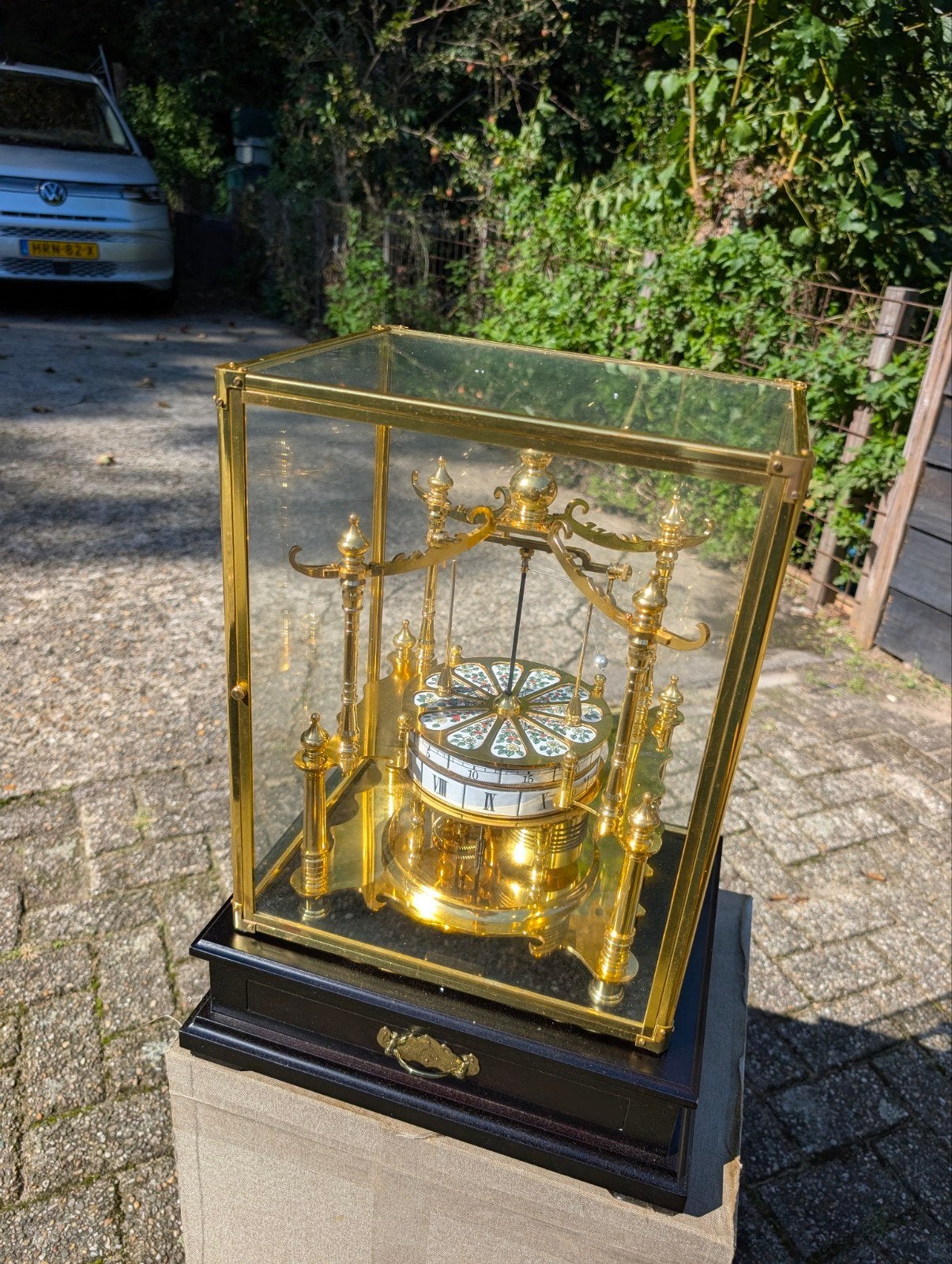 klok cercles tournants. €850. 48 cm hoog, Ophalen