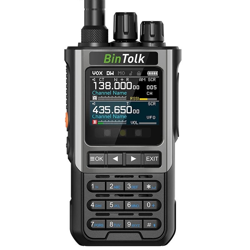 Portable BinTalk tranciever 18 tot 1000Mhz met 3 antennes, Nieuw, 15 km of meer, Ophalen of Verzenden, Portofoon of Walkie-talkie