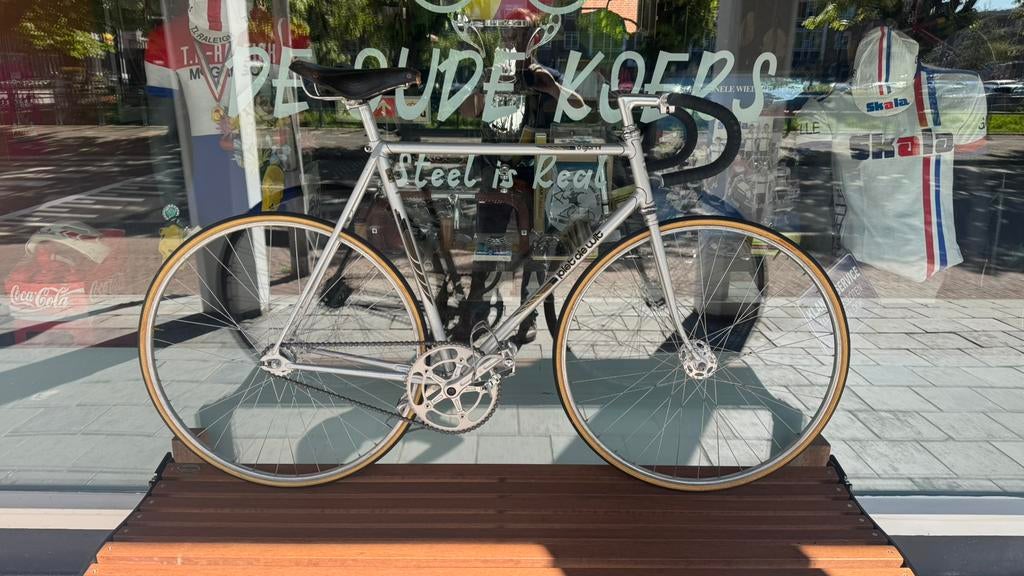 Piet de Wit Baanfiets 58cm bj 1976 531 buis Cinelli, Brooks, Fietsen en Brommers, Fietsen | Racefietsen, Overige merken, Gebruikt