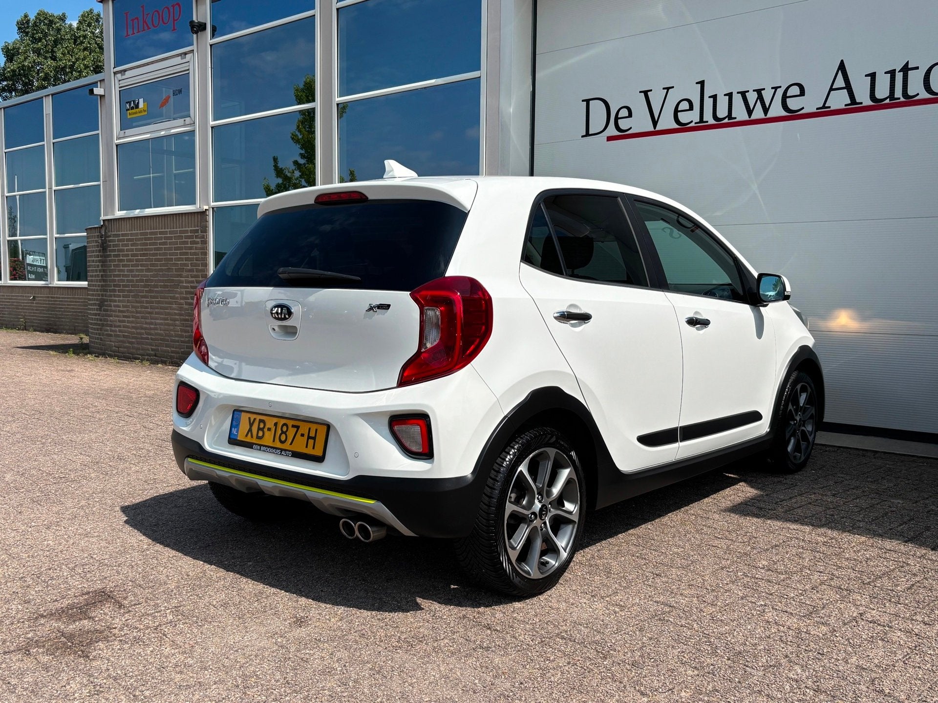 Kia Picanto 1.0 T-GDI X-Line|Camera|CarPlay|LED|Zuinig|Leder, Auto's, Voorwielaandrijving, Dealer onderhouden, Gebruikt, 920 kg