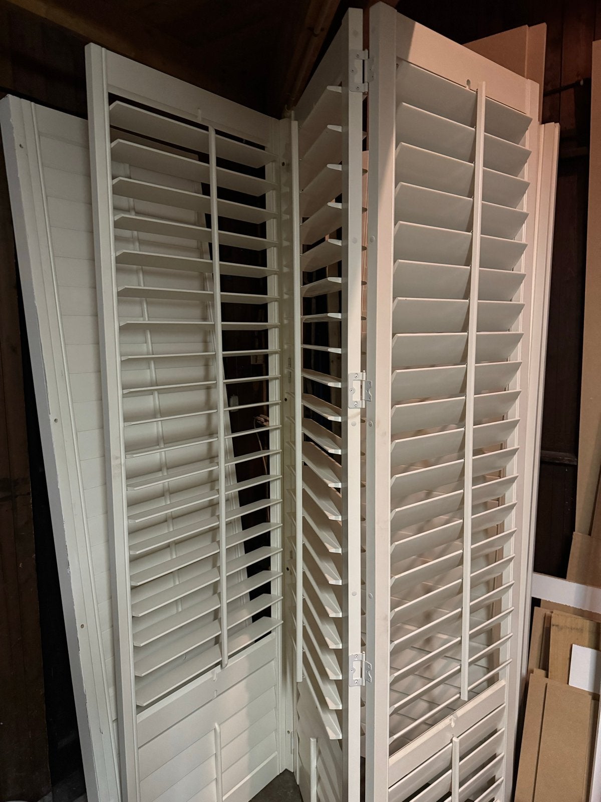 Houten schutters - Perfect voor privacy en sfeer, Gebruikt, 80 tot 100 cm, Overige typen, Ophalen of Verzenden