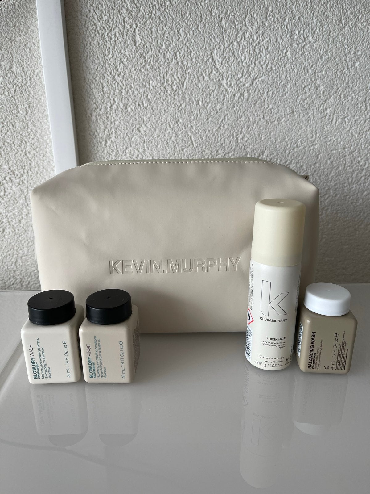 Kevin Murphy Haarverzorgingsset met toilettas, Ophalen of Verzenden, Nieuw, Shampoo of Conditioner
