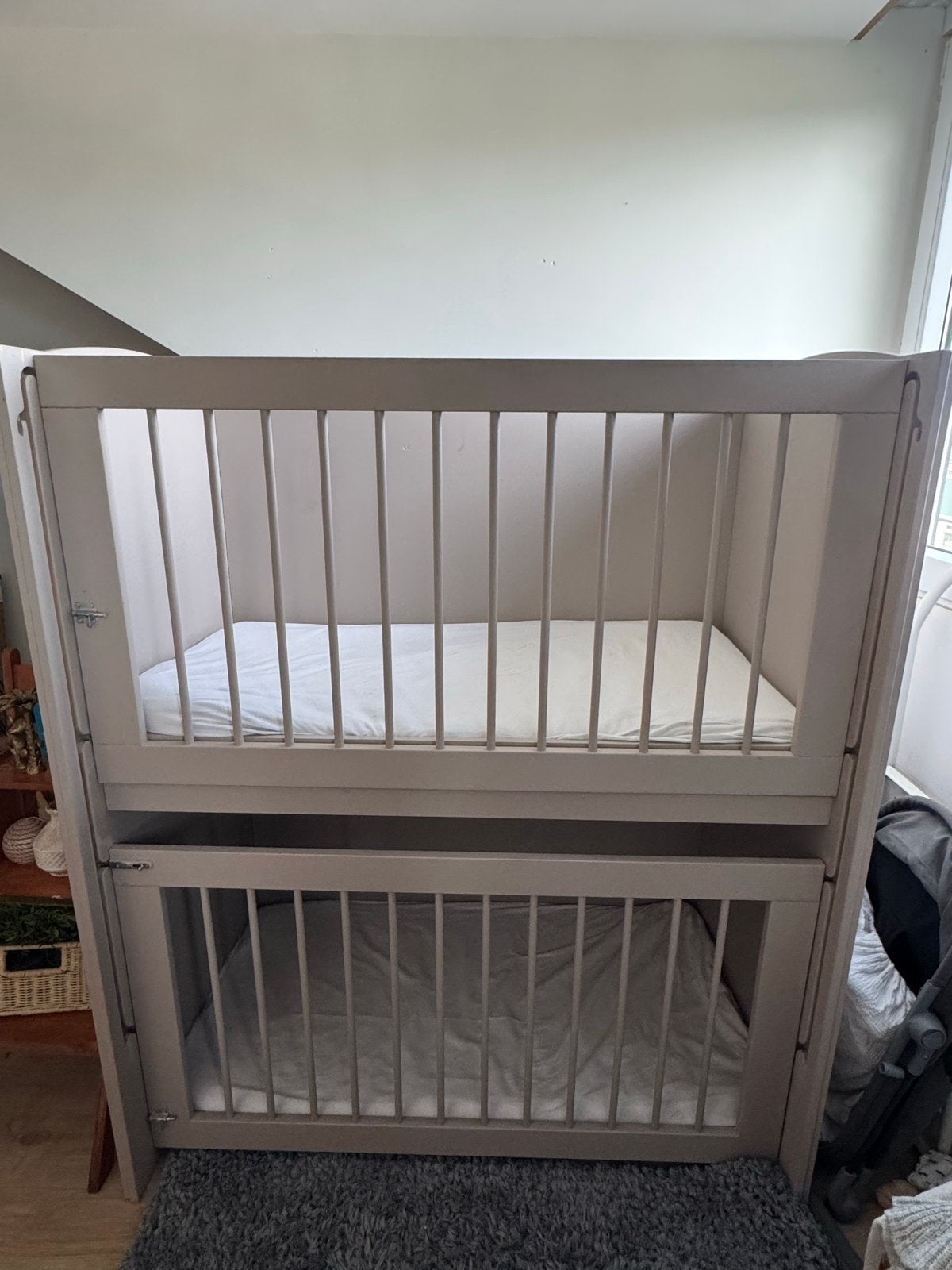 Duoslaper stapelbed, Ophalen, Gebruikt, Eenpersoons, 160 tot 180 cm