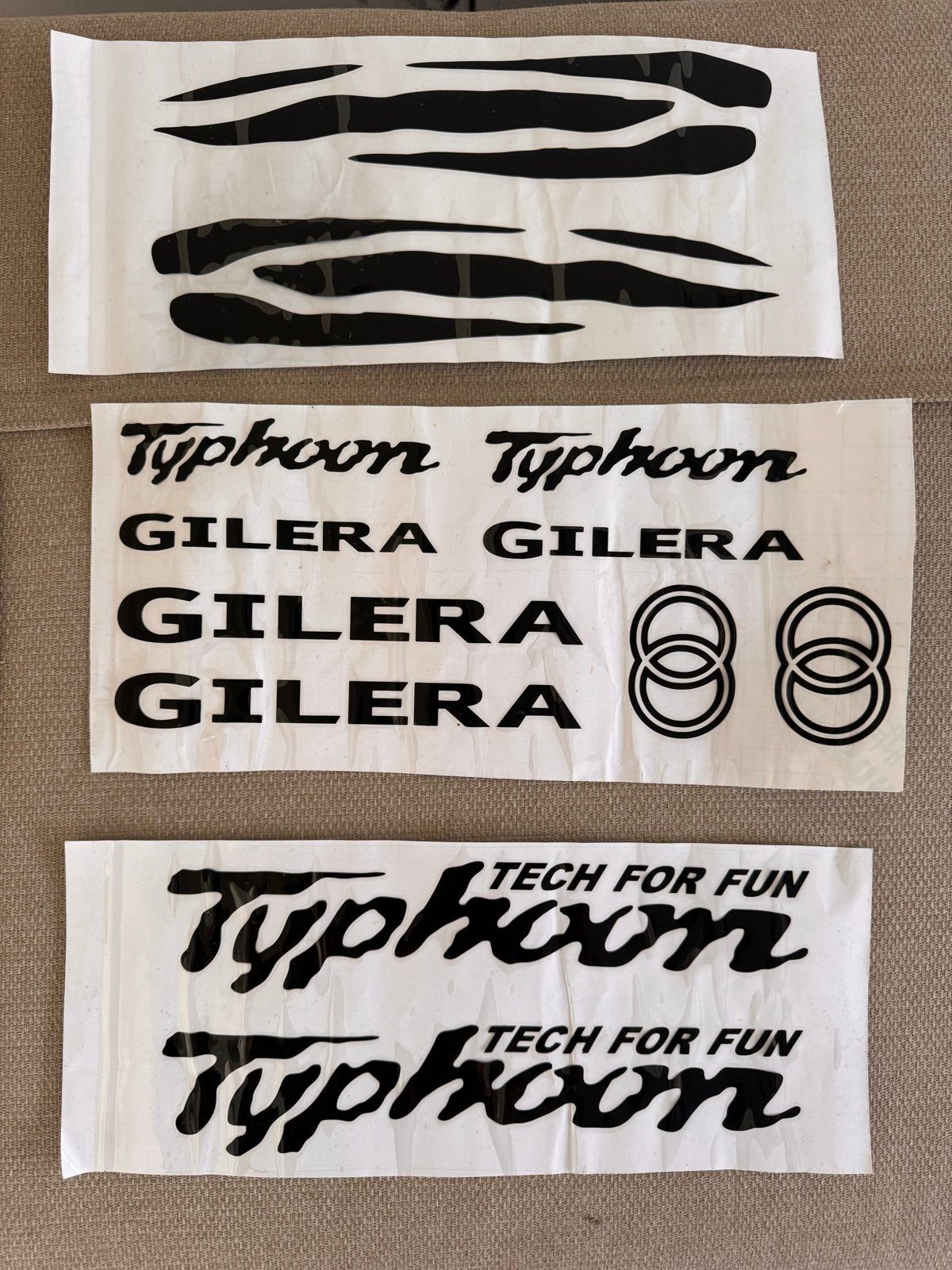 Piaggio Gilera Typhoon TPH stickerset decals, Ophalen of Verzenden, Nieuw