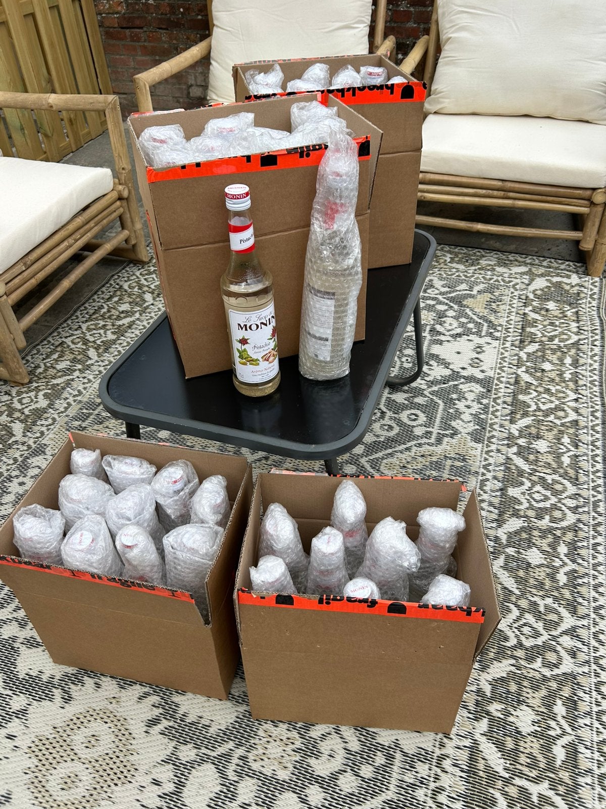 Partij le sirop de monin Pistachio pistache, Diversen, Ophalen of Verzenden