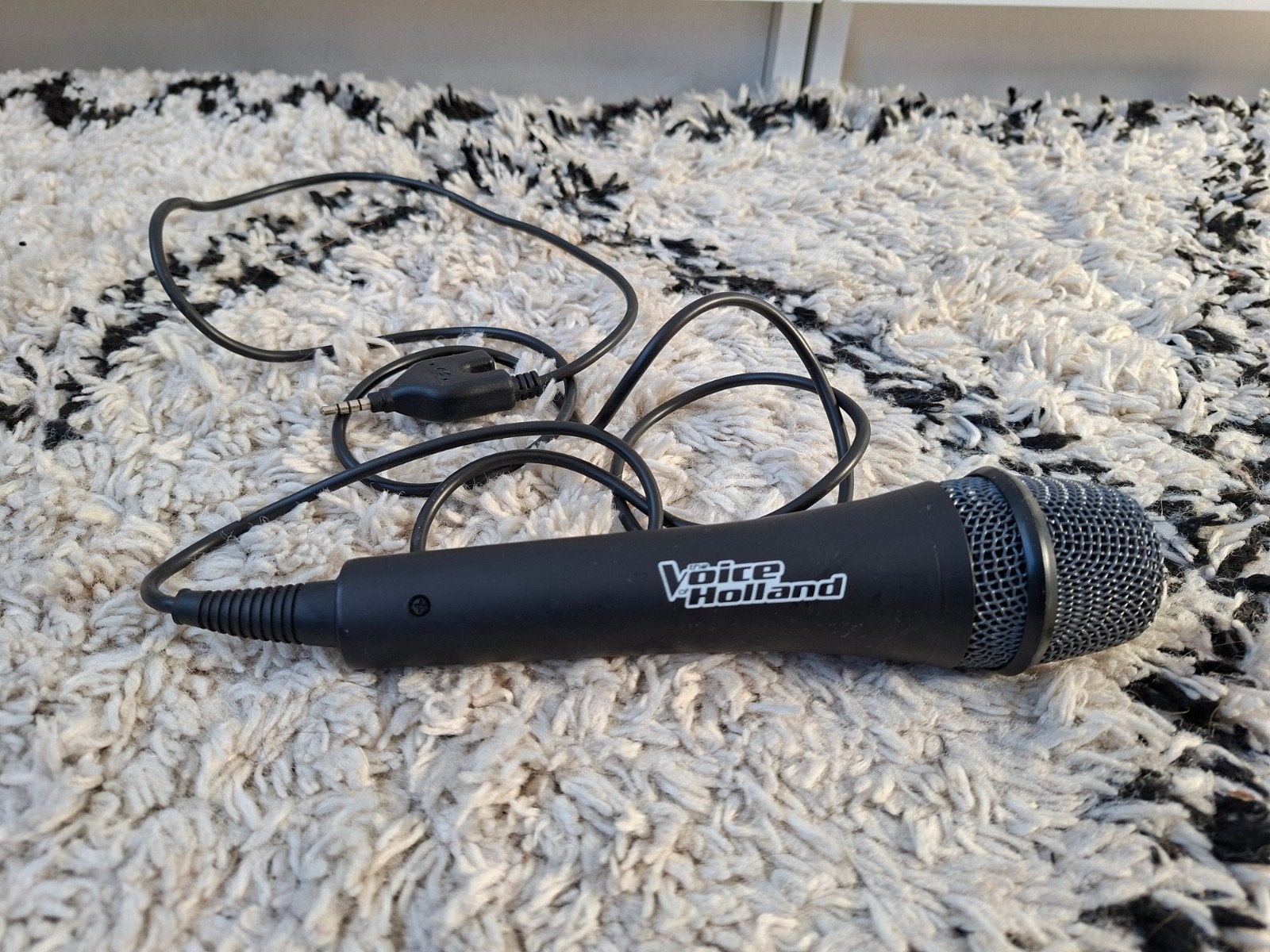 The Voice of Holland microfoon met 3.5mm jack, Ophalen of Verzenden, Gebruikt, Zangmicrofoon