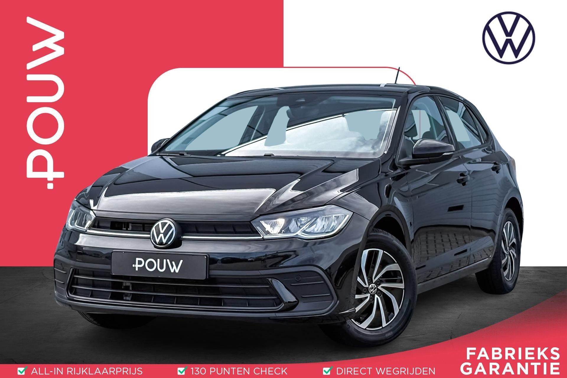 Volkswagen Polo 1.0 TSI 95pk Life | App Connect | Clima | Pa, 12 maanden, Stof, Gebruikt, 95 pk