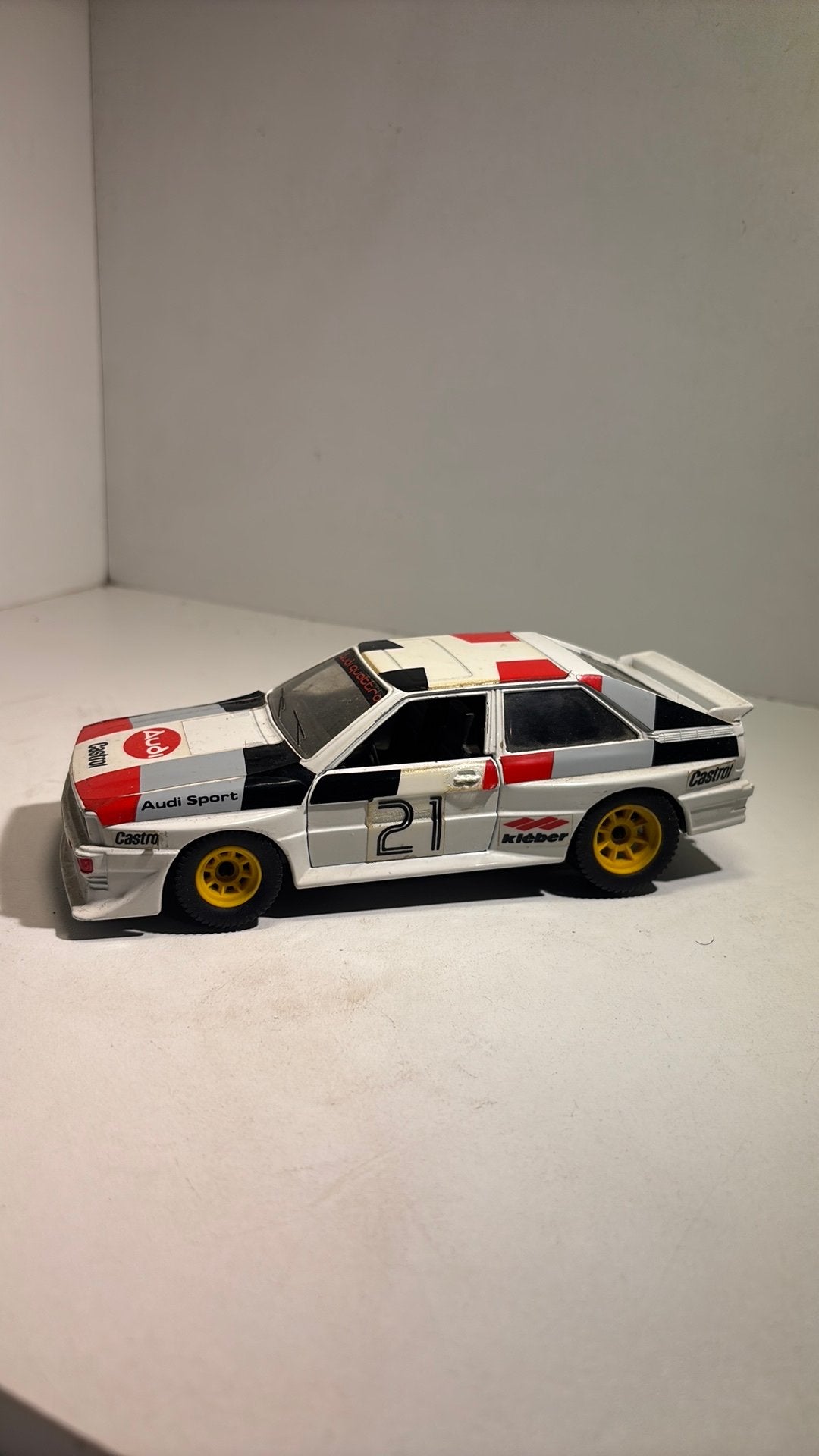 Audi Quarttro #21 polistil 1.24, Overige merken, Ophalen of Verzenden, A, A