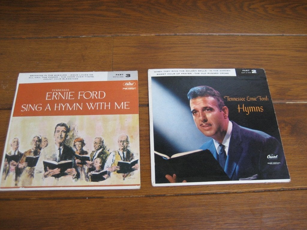 Tennessee ernie ford eps, Cd's en Dvd's, Vinyl Singles, 7 inch, Ophalen of Verzenden, Zo goed als nieuw, EP