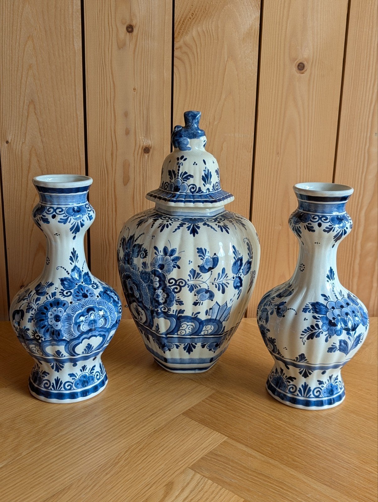 Set Delfts Blauw met Certificaat - Kleine Beschadiging, Antiek en Kunst, Ophalen