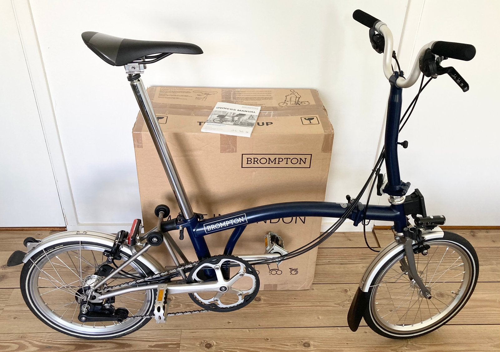 Nieuwe BROMPTON Titanium "P-Line" 6v, met fabrieksgarantie, Fietsen en Brommers, Ophalen, Brompton, 16 tot 18 inch, Versnellingen