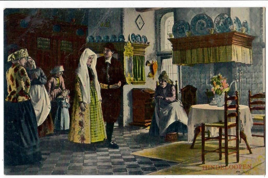 Hindeloopen, Verzenden, Voor 1920, Ongelopen, Friesland