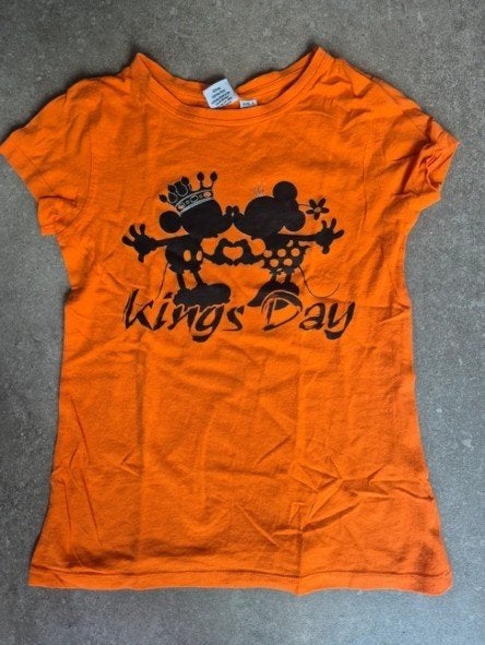 Disney x primark kingsday shirt maat 32, Kleding | Dames, Primark, Oranje, Ophalen of Verzenden, Korte mouw