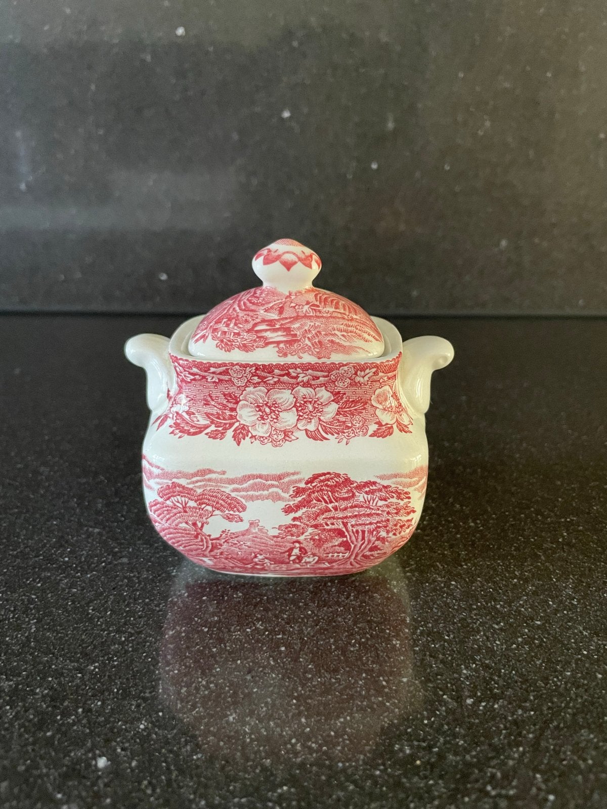 Enoch Wedgwood Tunstall Ltd Woodland suikerpot, Ophalen of Verzenden