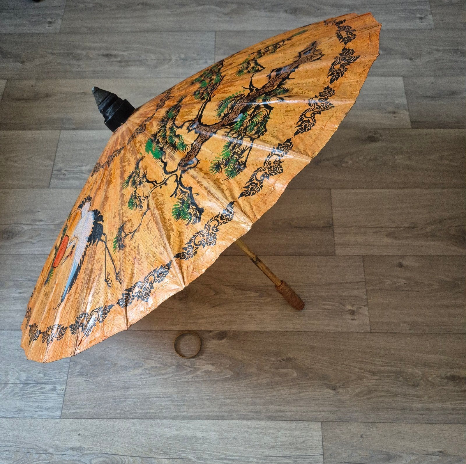 Oosterse parasol, Ophalen